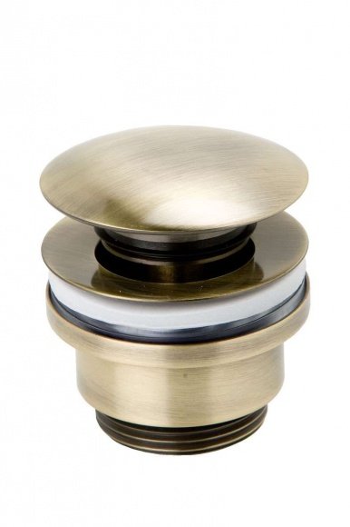 Донный клапан для умывальника Genebre Luxe Bronze Click Pop-Up 1 1/4" (100211 43)